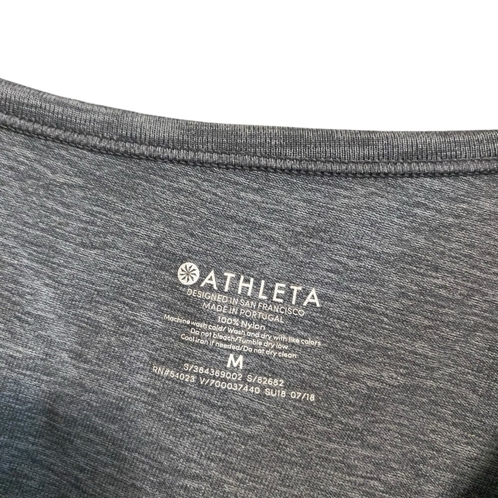Athleta Gray Foothill Seamless Split Back Athleti… - image 6